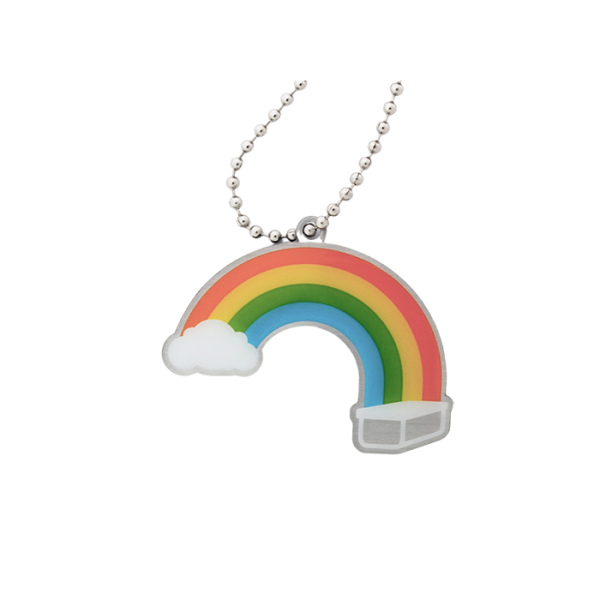 Cache at the End of the Rainbow Travel Tag / Regenboog