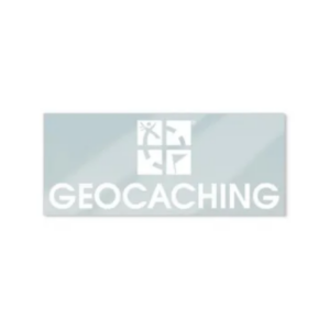 Statische raamsticker Geocaching logo