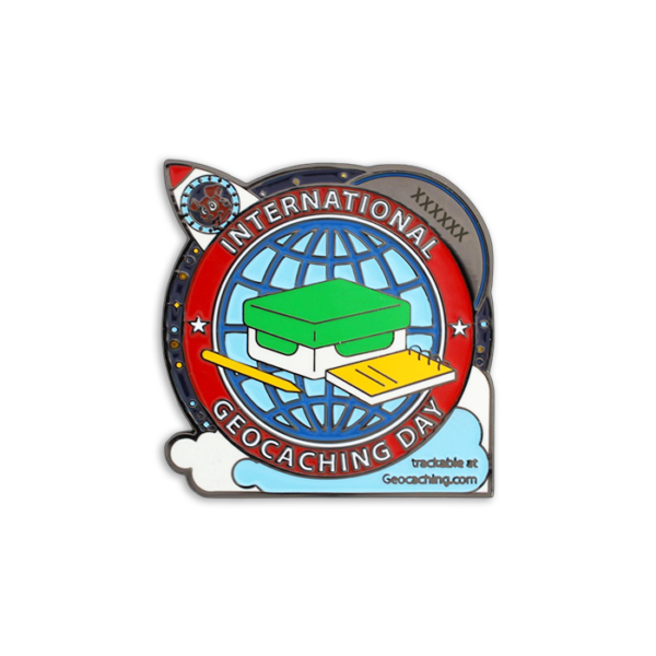 2024 International Geocaching Day Geocoin - achterzijde