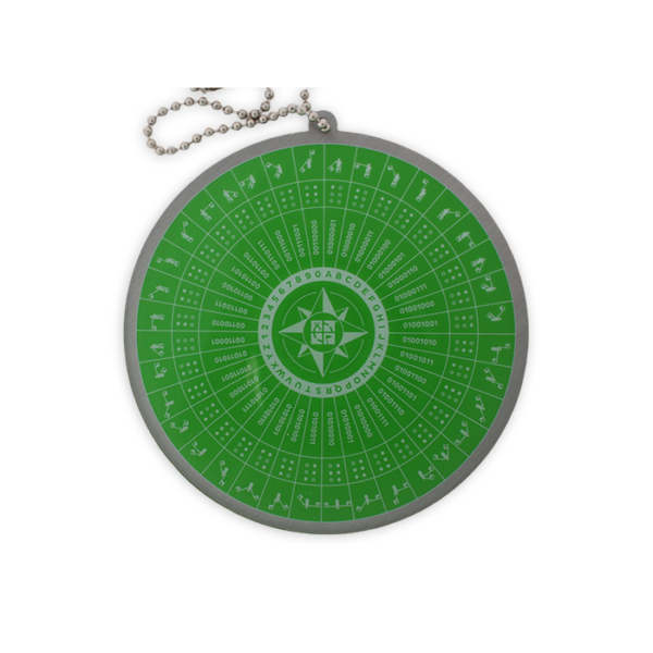 Puzzeloplosser XL Travel Tag - Groen