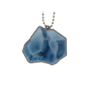 EarthCache™ Mineral Travel Tag - Blauw Calciet