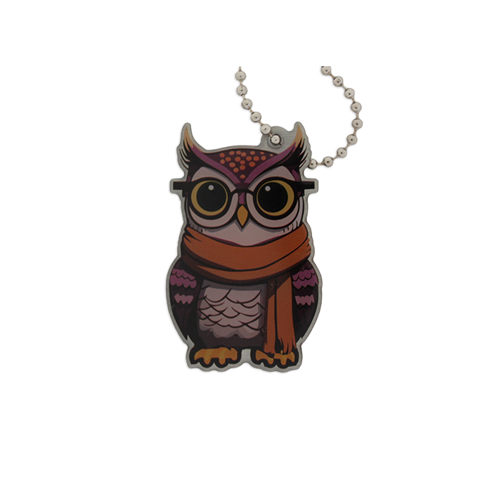 Owlbert de Uil Cache Buddy Travel Tag