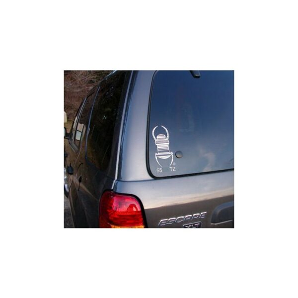 Geocaching Travel Bug® Static Cling - Large - Car