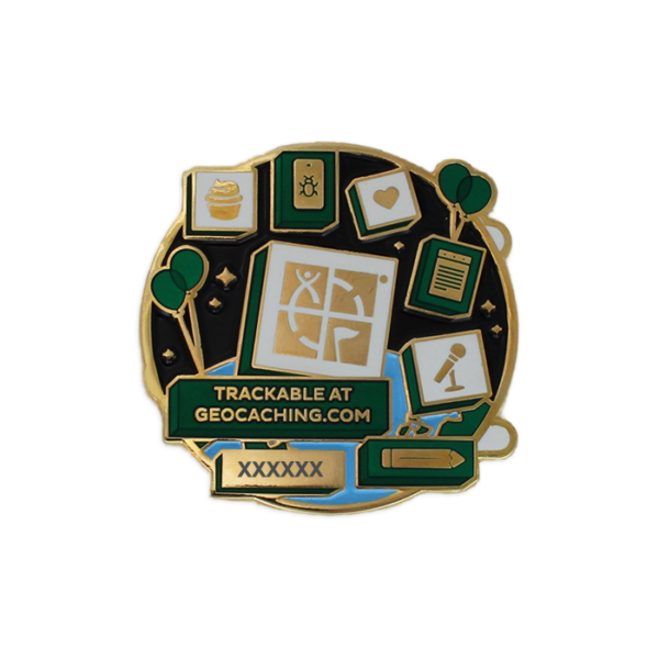 2025 Block Parties Geocoin - achterzijde