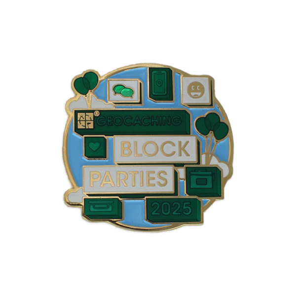 2025 Block Parties Geocoin - voorzijde