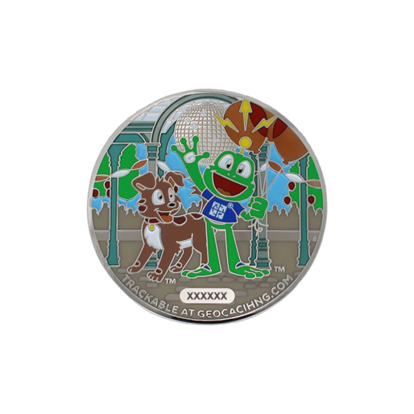 2025 Celebrating Community Geocoin - achterzijde