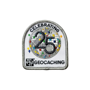 25 Years of Geocaching Patch