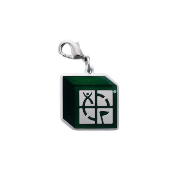 2025 Block Parties Nano Geocoin/Zipper pull/Charm with Clasp - voorzijde