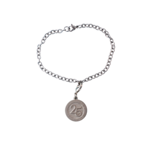 Nano Charm Bracelet with 25 Years of Geocaching charm - voorzijde