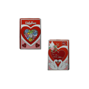 2025 Valentine's Day Geocoin - Silver - beide zijdes