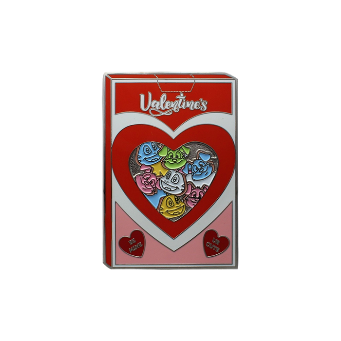 2025 Valentine's Day Geocoin - Silver - voorzijde