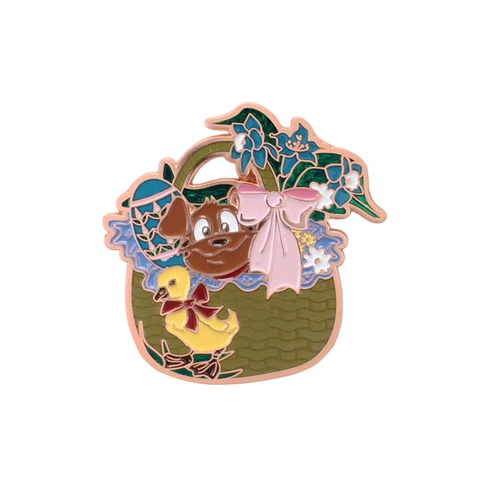 2025 Easter Basket Geocoin - Matte Copper - voorzijde