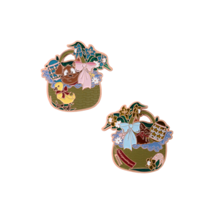 2025 Easter Basket Geocoin - Matte Copper - beide zijden