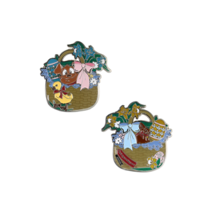 2025 Easter Basket Geocoin - Polished Nickel - beide zijden