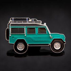 Overlander Geocoin - Turquoise - front