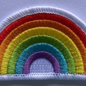 Rainbow Iron On Patch