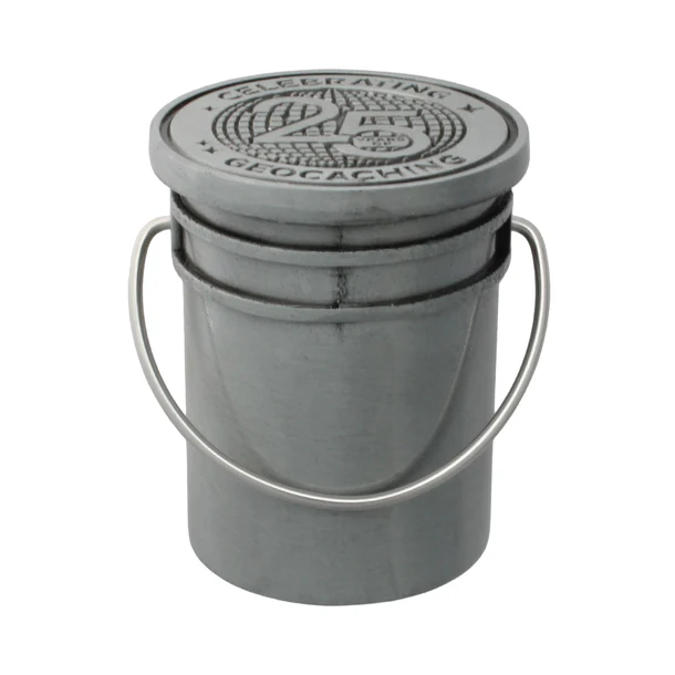 25 jaar Geocaching - 3D Bucket Geocoin - Afbeelding 3