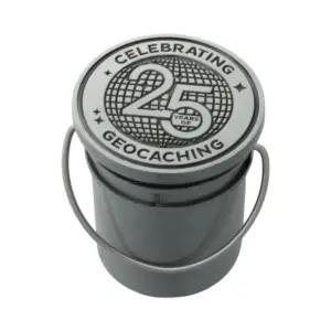 25th Anniversary 3D Bucket Geocoin