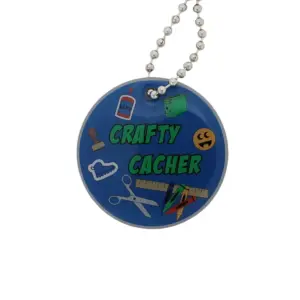 Crafty Cacher Travel Tag