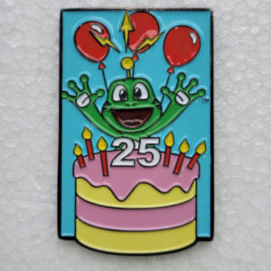 Celebrating 25 Years of Geocaching Group Project Geocoin - voorzijde
