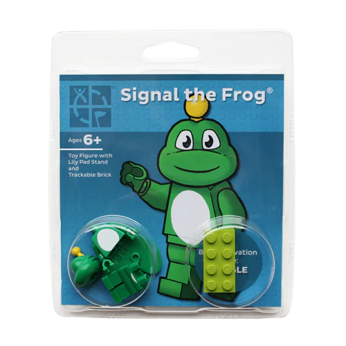 Signal the Frog® 2" Figure with Trackable Brick