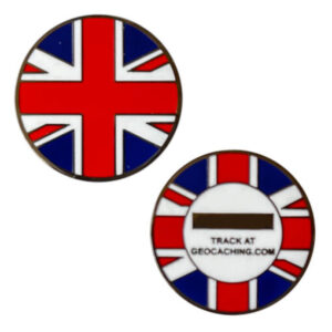 UK Flag Micro Geocoin