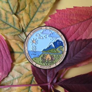 Water Cycle Geocoin - Autumn Edition - front