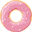 Donut Travel Tag Icon