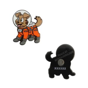 Tracker the Astronaut Micro Geocoin