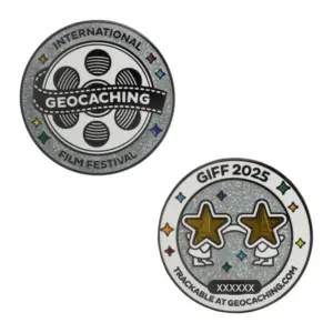 2025 GIFF Geocoin front + back