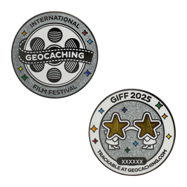2025 GIFF Geocoin front + back