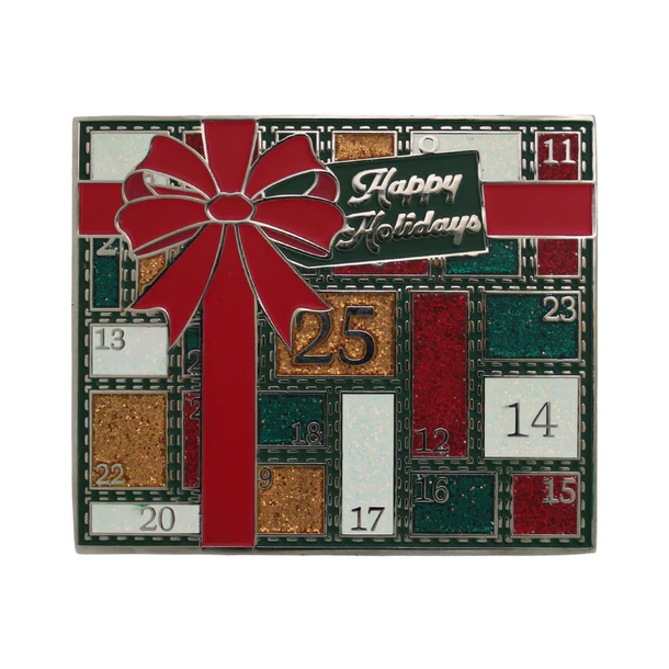 2025 Happy Holidays Geocoin - front