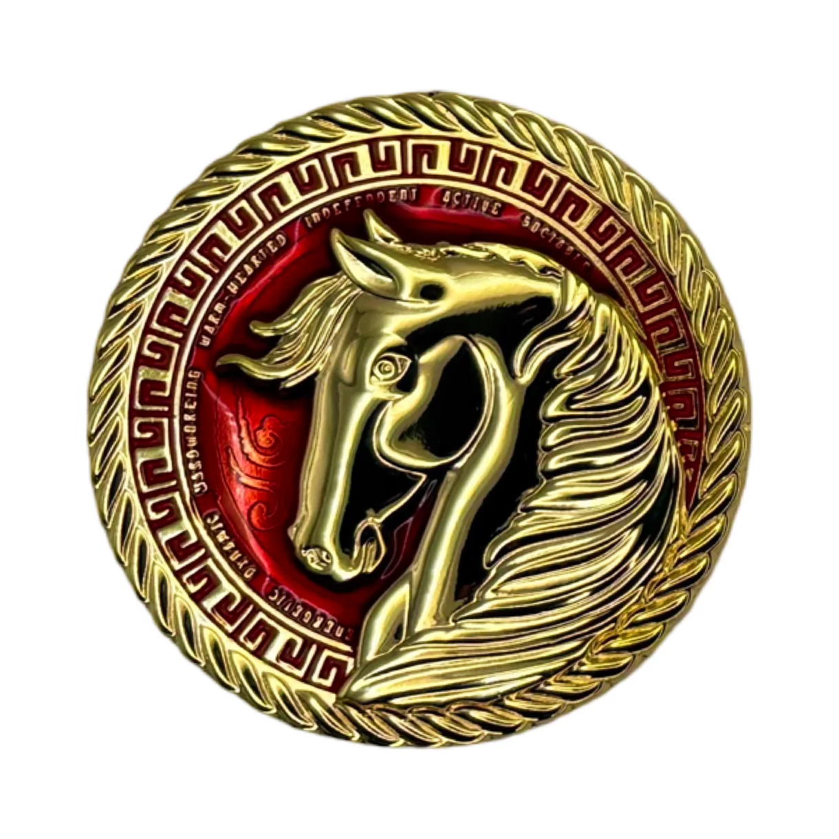 Year of the Horse Geocoin - voorzijde