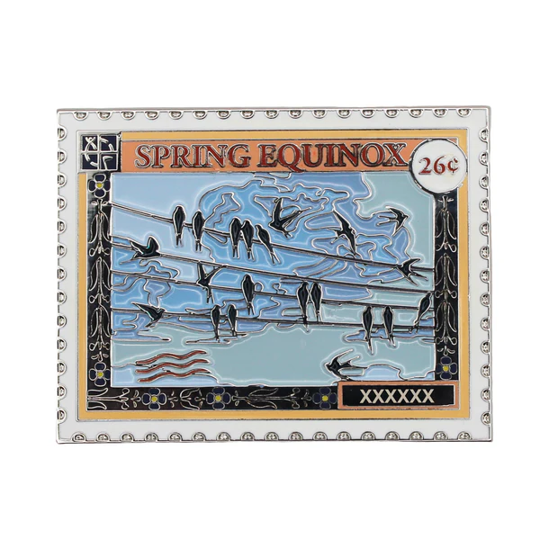 2026 Spring Equinox Geocoin achterzijde