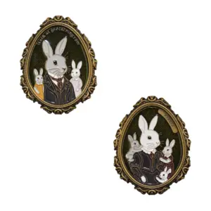 2026 Distinguished Rabbits Geocoin - beide zijden