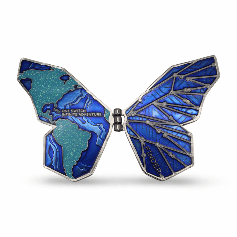 2026 Blue Switch Butterfly Effect Geocoin inside