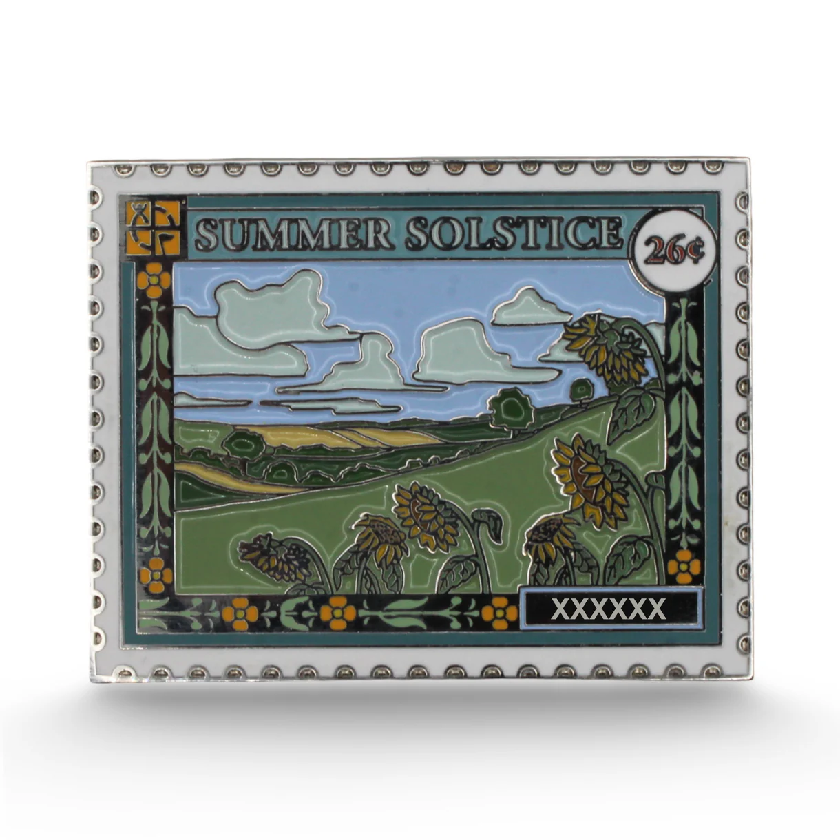 2026 Summer Solstice Geocoin back side