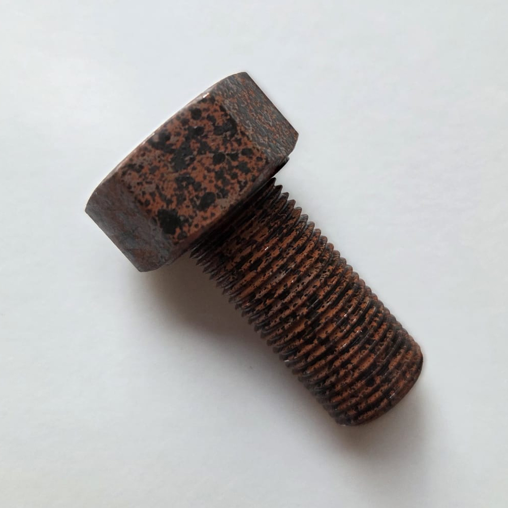 Magnetic bolt cache containers - rust color