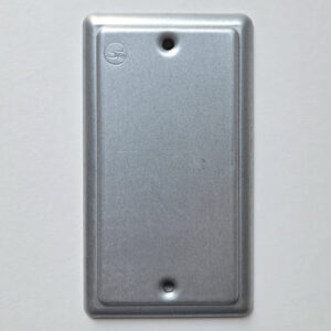 Magnetic metal plate front