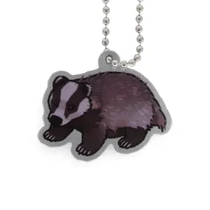 Woodland Creatures Travel Tag - Badger