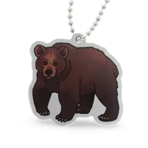 Woodland Creatures Travel Tag - Bear