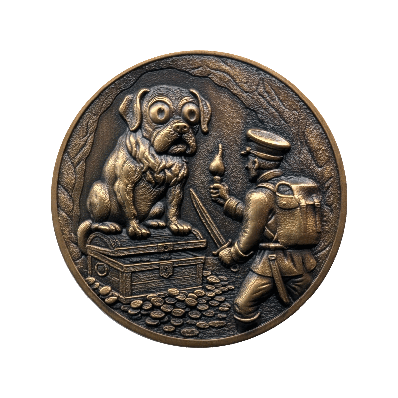 The Tinderbox (gold finish) – Hans Christian Andersen - gold front