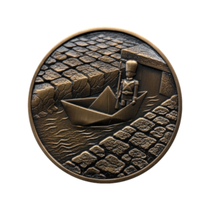 The brave tin soldier (gold finish) – Hans Christian Andersen - gold front