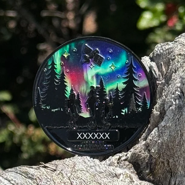 2026 International Geocaching Day Geocoin - back side - outside