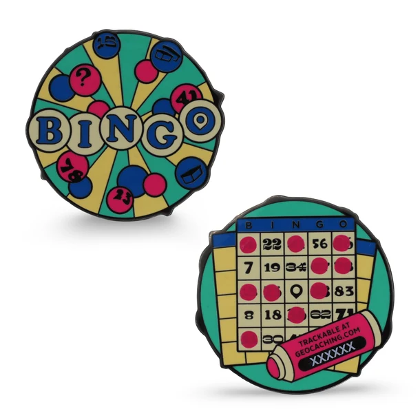 BINGO Geocoin - both sides