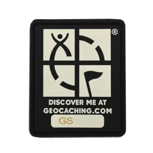 Geocaching Logo Glow In The Dark Trackable Patch